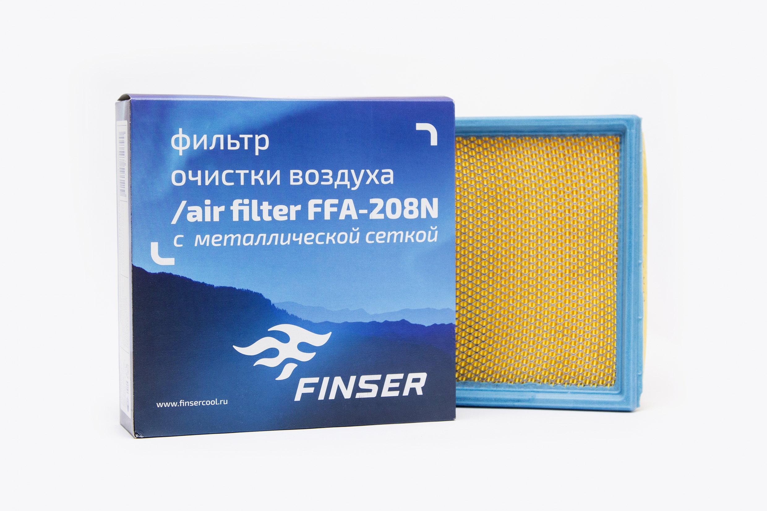Фильтр воздушный инжектор FINSER FFA-208N с сеткой для ВАЗ