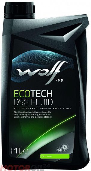 Масло трансмисионное WOLF ECOTECH DSG FLUID, VW G 052 182, G 052 529, MB 236.21,  1L  8308604