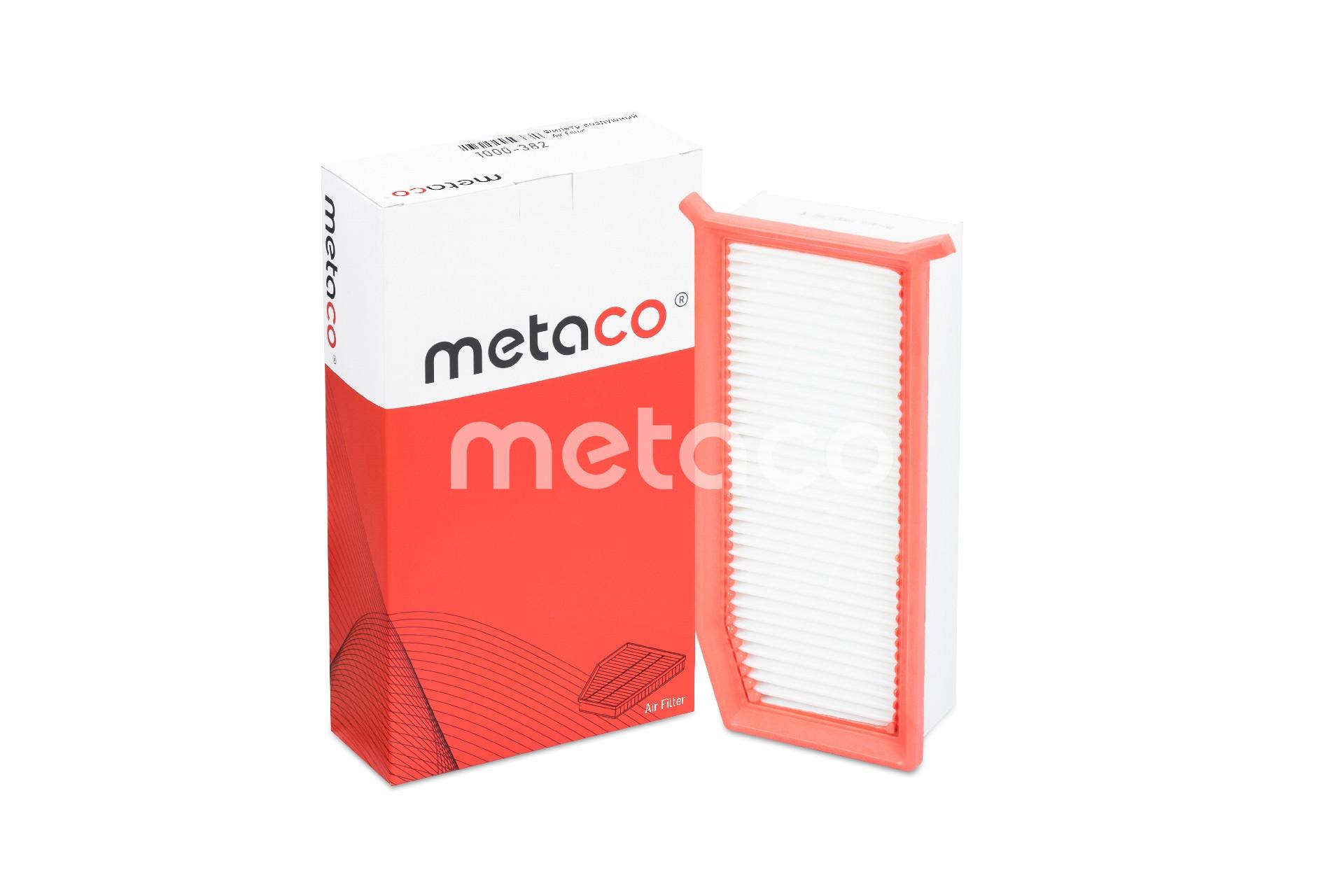 Metaco 1000-382 Фильтр воздушный с ушками Logan II,Sandero,Kaptur,Vesta, XRay (OEM №165467674R)C27030